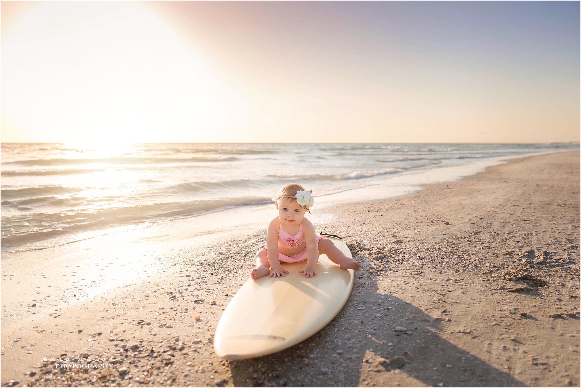 Tampa Child Photographer at Redington Beach Pier | Dana Nicole Photography | Tampa, FL