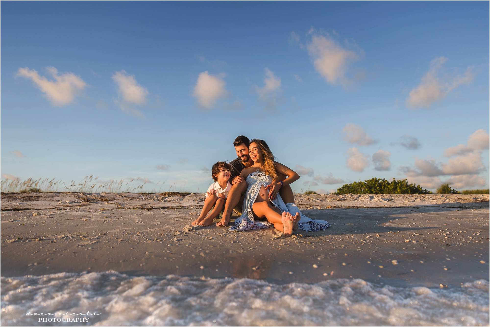 Tampa Maternity Photographer at Honeymoon Island State Park | Dana Nicole Photography | Tampa, FL